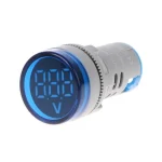 Voltmetru LED 3dig 20-500Vac fi22mm albastru