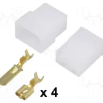 Set conectori 4papuci OK-4M+OK-4F cu papuci