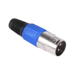 Mufa XLR tata fir albastra