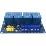 Kit 4 relee 12Vdc 10a pe cablaj