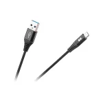 Cablu USB A-micro t-t 1m Rebel negru