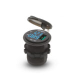 Alim USB A x1 auto 2.1A cu volt-ampermetru 12-24V QC
