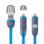 Cablu USB A-micro+LGT t-t 1.5m cu capac
