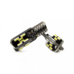 Led bec T10 4L+6x3014 alb rece CanBus