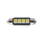 Led bec T10x39 4X5050 alb rece CanBus vrac