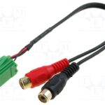 Conect ISO mini Verde-2RCA m-m aux in Renault